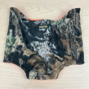 Remington Mossy Oak Break Up Reversible Neck Warmer Gaiter Camo Blaze Orange